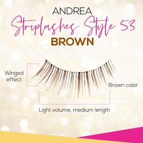 img 2 attached to 💁 Andrea Style 53 False Lashes - Brown (4 Pairs)