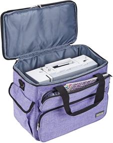 img 1 attached to Sew in Style with the HOMEST Universal Sewing Machine Carrying Case - Purple