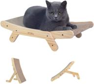 🐱 grooboll cat scratcher - premium cardboard scratchers for indoor cats - 3-in-1 scratching post for furniture protection - ideal size: 22 x 13 x 5 in logo