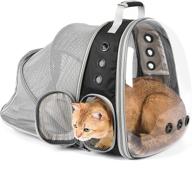 jerrycat expandable cat backpack: lightweight, transparent space capsule for small dogs and cats logo