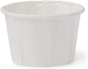 img 1 attached to Medline Disposable Paper Souffle Cup, 1 oz - Pack of 5000 | Enhanced SEO