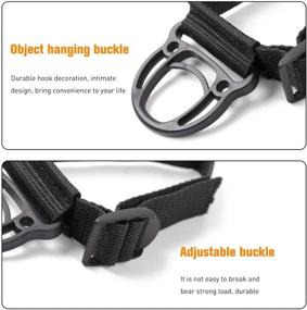 img 2 attached to 🧥 Convenient Roll Bar Coat Hanger Clothes Hook for Jeep Wrangler CJ YJ TJ LJ JK JKU JL JLU JT - Black, 2PCS