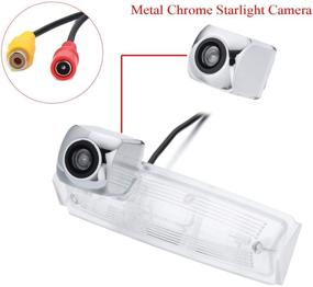 img 1 attached to ASATAH Chrome Starlight Car Rear View Camera For Lexus IS300 IS200 ES300 ES330 GS300 GS400 GS430 LS430 HS250H CT200H &Amp