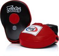 🥊 highly durable fairtex fmv9 contoured boxing mma muay thai karate training target focus punch pad mitts logo