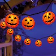 🎃 pallerina pumpkin lantern 8.5ft: festive halloween lantern with 10 pumpkin lights – perfect for holiday decor, parties, christmas, and more! logo