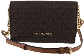 img 3 attached to 👜 Michael Kors Women's Jet Set Travel Medium Multifunction Phone Xbody Crossbody Bag Wallet - Model 35F0GTVC8B