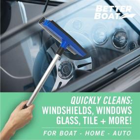 img 2 attached to 🧽 Ultimate Marine Squeegee: Windshield Cleaning Tool with Sponge for Boat and Car Windows