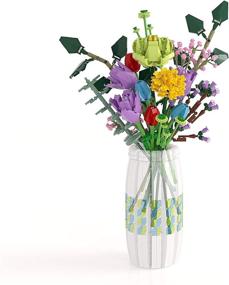 img 2 attached to 💝 Валентинская изысканная коллекция искусственных цветов от Millionspring