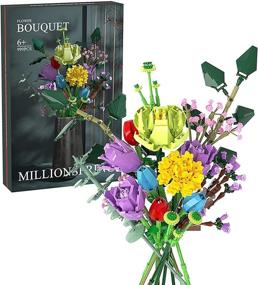 img 4 attached to 💝 Валентинская изысканная коллекция искусственных цветов от Millionspring