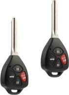 high-quality keyless entry remotes for toyota camry 2007-2010 - set of 2 logo