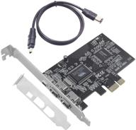 🔥 godshark карта расширения firewire pcie 3 порта 1394a: улучшите подключение настольного пк с внешним адаптером контроллера ieee 1394. логотип