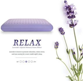 img 3 attached to SensorPEDIC Relax Pillow Standard Purple
