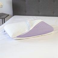 sensorpedic relax pillow стандартная фиолетовая логотип