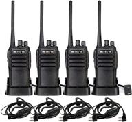 📞 retevis rt21 updated 3000mah: long range rechargeable walkie talkies with earpiece - 4 pack logo