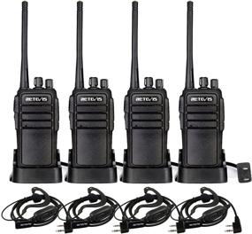 img 4 attached to 📞 Retevis RT21 Updated 3000mAh: Long Range Rechargeable Walkie Talkies with Earpiece - 4 Pack