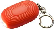 🔐 weten safesound personal safety alarm keychain - 130 db siren song self defense device with led light - loud panic alert whistle for women, kids, elderly, night runners (orange) logo