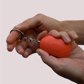 img 2 attached to 🔐 WETEN Safesound Personal Safety Alarm Keychain - 130 dB Siren Song Self Defense Device with LED Light - Loud Panic Alert Whistle for Women, Kids, Elderly, Night Runners (Orange)