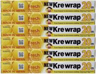 kureha new krewrap plastic food wrap, 6-pack: transparent and superior quality logo