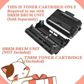 img 2 attached to 🖨️ Galada Compatible Toner Cartridge Replacement - TN850 TN-850 TN820 TN-820 TN-880 for Brother HL-L6200DW HL-L6200DWT MFC-L5850DW MFC-L5900DW L5200DW L5700DW Printer (Black High Yield 2 Pack)