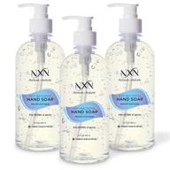 🧼 nxn antibacterial liquid hand soap: mountain rain scent, made in usa | kills 99% of germs! (pack of 3, 12 oz) logo