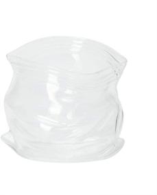 img 2 attached to 🥣 Realistic Crinkled Edges 8 Ounce Glass Zipper Bag - Serve Candy, Popcorn, or Nuts with Clear Glass Bowl - Dishwasher-Safe, Flat Base - Restaurantware