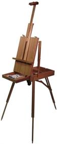 img 4 attached to 🎨 Martin Universal Design Rolling Rivera French Sketch Box Easel, Wood, Natural Finish - 1 Piece