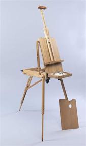 img 2 attached to 🎨 Martin Universal Design Rolling Rivera French Sketch Box Easel, Wood, Natural Finish - 1 Piece