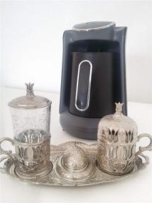 img 2 attached to ☕ Arzum Okka OK004-K Okka Minio Turkish/Greek Coffee Machine: Compact and Elegant in Black/Silver