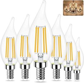 img 4 attached to 💡 Dazzling Sailstar Candelabra Dimmable Chandelier - Perfect Equivalent for Elegant Ambiance