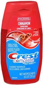 img 1 attached to 🦷 Crest Whitening Expressions Cinnamon Rush Toothpaste Liquid Gel - Pack of 2 (4.60 oz) for Effective Teeth Whitening