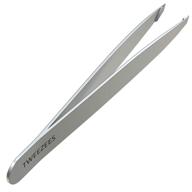 🔍 eyebrow tweezers, precision slant tip tweezer for shaping eyebrows, hair removal, ingrown hair treatment, surgical grade stainless steel, for men & women - tweezees logo