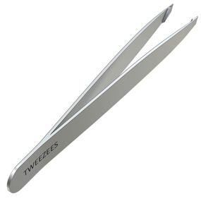 img 4 attached to 🔍 Eyebrow Tweezers, Precision Slant Tip Tweezer for Shaping Eyebrows, Hair Removal, Ingrown Hair Treatment, Surgical Grade Stainless Steel, for Men & Women - Tweezees