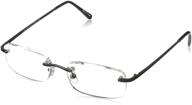 👓 foster grant men's t20 square readers: stylish and functional eyeglasses for men logo