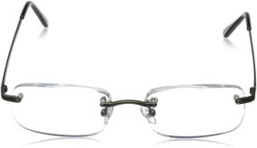 img 3 attached to 👓 Foster Grant Men's T20 Square Readers: Stylish and Functional Eyeglasses for Men