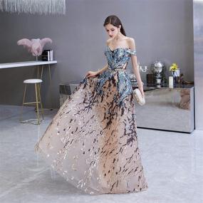 img 3 attached to Женское платье "🧜 Heartgown" с блестящими пайетками в стиле русалки для шикарного вечера | Длинные вечерние платья для вечеринки выпускников