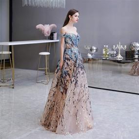 img 2 attached to Женское платье "🧜 Heartgown" с блестящими пайетками в стиле русалки для шикарного вечера | Длинные вечерние платья для вечеринки выпускников