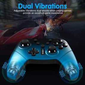 img 2 attached to 🎮 SHANGCAI Wireless Pro Controller for Nintendo Switch - Motion Control, Turbo, Dual Vibration - Gradient Color