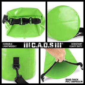 img 1 attached to Aquashield CAOS: Ultimate Waterproof Dry Bag with Straps - PVC, Kayak Float Bag for Storage - Camp and Travel with Confidence