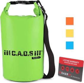 img 3 attached to Aquashield CAOS: Ultimate Waterproof Dry Bag with Straps - PVC, Kayak Float Bag for Storage - Camp and Travel with Confidence