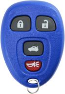 🔑 бесключевая синяя замена брелока keyless entry remote control car key fob для 15252034 логотип