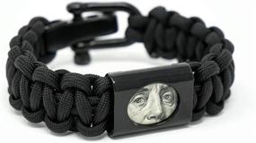 img 4 attached to 💰 RattlerStrap Paracord Money Stash Bracelet with Adjustable Shackle and Built-in Bottle Opener