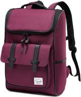 vintage resistant backpack with spacious rucksack compartment логотип