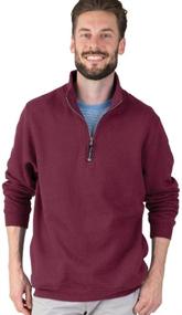 img 3 attached to 👕 Versatile and Stylish: Charles River Apparel Men's Crosswind Quarter Zip Sweatshirt – Regular & Big-Tall Sizes