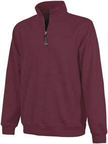 img 1 attached to 👕 Versatile and Stylish: Charles River Apparel Men's Crosswind Quarter Zip Sweatshirt – Regular & Big-Tall Sizes