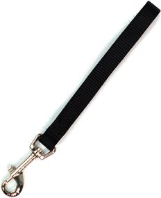 img 4 attached to 🐶 Blue-9 Dog Training Leash - 9 Inch Tab Lead for Obedience, Recall, and Agility Training - Made in The USA - Black