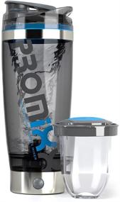 img 4 attached to 🍹 PROMiXX Pro Shaker Bottle (iX-R Edition) - Rechargeable, Powerful 20oz Cup for Smooth Protein Shakes, with Supplement Storage - BPA Free