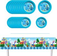 🎉 blue party supplies and decorations: perfect for baby boys and girls party! логотип