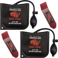 🦏 the ultimate rhino strong air wedge bag: professional grade pump leveling kit & alignment tool shim bag (2 pack) logo