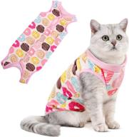 🐾 koeson cat surgical recovery suit: breathable pet shirt for abdominal wounds & skin diseases - anti-licking, e-collar alternative for cats & dogs logo