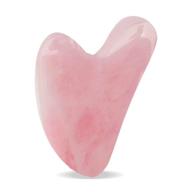 deayoka rose quartz gua sha tool: unveiling asian beauty secrets for facial microcirculation, toxin removal & wrinkle prevention - 100% genuine rose quartz logo
